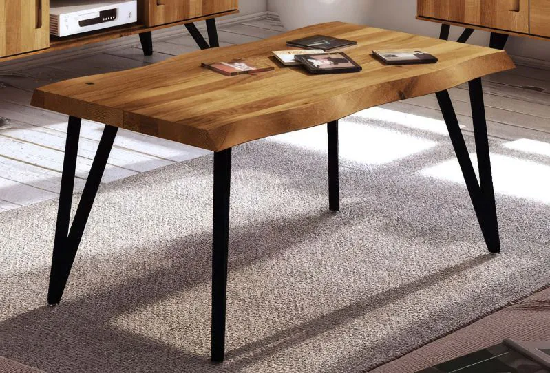 Tavolino da salotto "Masterton" 25 | Rovere selvatico oliato | 80 x 80 x 49 cm