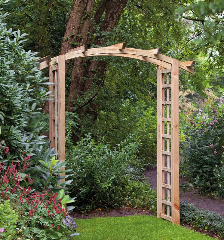 Pergola Jardin curva - misure (cm): 180 x 80 x 220 (l x p x h)