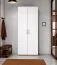 Scarpiera "Tolto", color rovere Sonoma/bianco, 2 ante, 5 ripiani, 69 x 35 x 176 cm