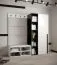Scaffale spazioso nero opaco Tödi 03 | 184 x 30 x 42 cm | 5 scomparti | Design moderno e funzionale