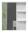 Specchio con mensola Garim 52 | Bianco lucido | 89 x 76 x 17 cm | Illuminazione LED