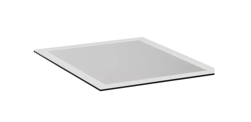 Ripiano in vetro per "Aarwangen", bianco, 48 x 55 x 0,6 cm