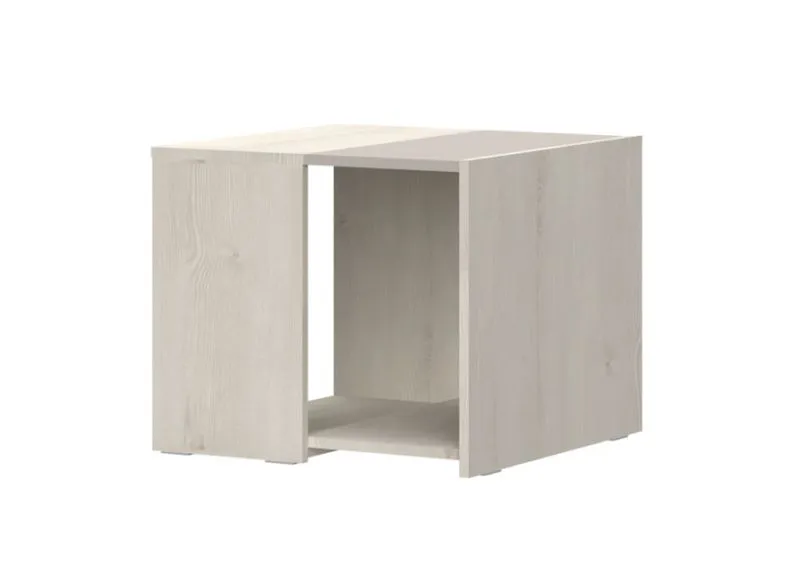 Tavolo Peter 14 per cameretta | Bianco pino/Beige | 47 x 57 x 56 cm | Superficie ideale per gioco e appoggio