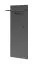 Armadio stretto Ringerike 01, colore: Antharzit / Oak Artisan - Dimensioni: 203 x 90 x 32 cm (A x L x P), con spazio sufficiente per lo stoccaggio