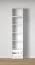 Armadio a giorno completo - Set F "Aarwangen", bianco platino, 6 cassetti, 309 x 55 x 234 cm