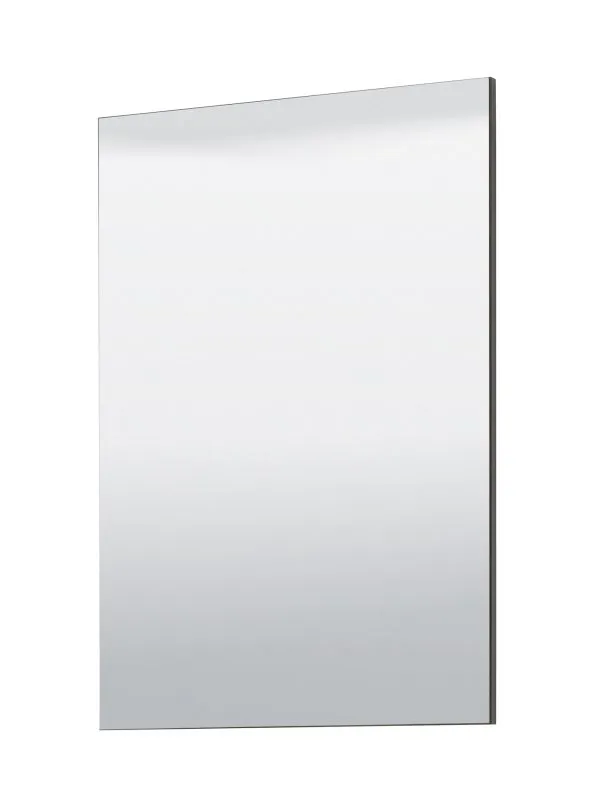 Specchio rettangolare elegante | Cornice nera moderna | 80,5 x 54,5 x 2 cm | Serie Vracar