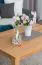 Tavolino "Wooden Nature" 120 | Faggio massello naturale | 120 x 80 x 45 cm | Design moderno