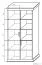 Mobile "Wewak" 16, rovere Sonoma - 200 x 100 x 42 cm (h x l x p)