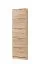 Scarpiera Veliko 05 | Rovere Sonoma | 5 ante battenti | 5 scomparti | 191,5 x 58 x 18 cm | Bordi ABS
