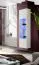 Pensile Hompland 70 con illuminazione LED | Bianco lucido | Apertura push-to-open | 170x210x40 cm