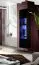 Pensile Hompland 40 nero | 170 x 260 x 40 cm | Illuminazione LED blu | Design moderno