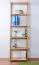 Scaffale in pino massello color ontano Junco 54C | 200x60x30 cm | 5 ripiani spaziosi