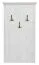 Appendiabiti "Bibaor" 09 bianco rovere | 3 ganci | 133 x 75 x 5 cm | Design moderno e stabile