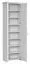 Armadio Bibaor 08 in rovere bianco | 209 x 67 x 41 cm | Design moderno e versatile