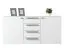Madia "Bogati" 05 | Bianco lucido | 2 ante | 4 scomparti | 80,5 x 163 x 40 cm
