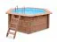 Piscina in legno Verano 01 - pino impregnato a pressione - misure (cm): 307 x 355 x 116 (l x p x h), incl. pompa e filtro a sabbia