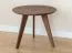 Tavolino rotondo Erdre 03 | Rovere massiccio oliato | Color tabacco | 3 gambe | Diametro 50 cm