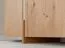Mobile TV "Loir" 02, rovere massello, oliato, finitura naturale, piano in travertino, 4 ante, 6 ripiani, 180 x 46 x 56 cm