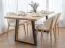 Sedia Doustre 05 | Faggio massiccio bianco | Imbottitura in ciniglia | 79 x 51 x 46 cm