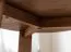 Tavolino rotondo "Verzee" 06 | Rovere massiccio oliato | Finitura tabacco | 3 gambe | 34 x 71 x 71 cm