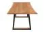 Tavolo da pranzo Valliere 01 | Rovere massiccio oliato | Piano 4 cm | Struttura metallo | 76 x 200 x 100 cm