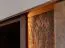 Vetrinetta Sienne 14 | Rovere selvatico massiccio | Color tabacco | 9 scomparti | 2 ante in vetro | 115 x 135 x 37 cm