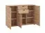 Credenza Pecini 03 | Rovere Artisan | 3 ante, 2 cassetti, 8 scomparti | Bordi ABS | 95 x 135 x 40 cm
