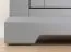 Vetrinetta soggiorno "Gimone" 03 | Pino finlandese grigio | 2 cassetti, 6 scomparti, anta vetro | Soft-Close | 140 x 95 x 41 cm