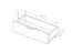 Cassettiera Jendouba 04 | 6 cassetti | Castagno/Antracite | Sistema Soft-Close | Gambe in metallo | 81,5 x 137 x 39,5 cm