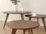 Tavolino rotondo Erdre 03 | Rovere massiccio oliato | Color tabacco | 3 gambe | Diametro 50 cm