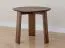 Tavolino rotondo Verzee 04 | Rovere massiccio | Finitura tabacco oliata | 3 gambe | 44 x 51 x 51 cm