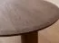 Tavolino rotondo "Verzee" 06 | Rovere massiccio oliato | Finitura tabacco | 3 gambe | 34 x 71 x 71 cm