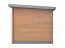 Casetta da giardino in WPC "Waldblick" - Lunghezza: 250 cm, Larghezza: 250 cm, Altezza: 239 cm, Colore: effetto legno