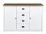 Soggiorno completo 8 pezzi | Set A Segnas | Bianco pino e marrone rovere | Stile country accogliente