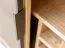 Cantinetta Salleron 09 | Rovere massello oliato naturale e nero | 101 x 101 x 45 cm | Design moderno
