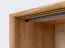 Cantinetta Salleron 09 | Rovere massello oliato naturale e nero | 101 x 101 x 45 cm | Design moderno