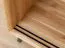 Mobile TV Salleron 03 in rovere massello selvatico oliato | Naturale e nero | 52 x 200 x 50 cm
