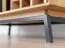 Cantinetta Salleron 09 | Rovere massello oliato naturale e nero | 101 x 101 x 45 cm | Design moderno