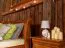 Letto matrimoniale king size Jabron 08 | Pino massello laccato | 180 x 200 cm | Stile country-provenzale