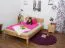 Letto futon in faggio massello oliato | Design moderno | 140 x 200 cm | Wooden Nature 03