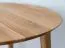 Tavolo rotondo in rovere massiccio Erdre 06 | Diametro 110 cm | Superficie oliata | 4 gambe robuste | Design naturale