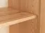 Cassettiera Rania 20 rovere/nero | 84 x 154 x 39 cm | legno massiccio | vetro centrale | chiusura ammortizzata