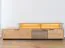 Mobile TV sospeso in legno massiccio rovere/nero | 52 x 200 x 39 cm | Illuminazione LED | Chiusura ammortizzata