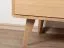 Mobile TV in rovere massiccio naturale Aurornis 55 | 44 x 142 x 40 cm | Design moderno e resistente
