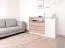 Comò Cerdanyola 10, colore: rovere / bianco - Dimensioni: 91 x 148 x 40 cm (A x L x P)