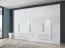Armadio ante battenti Siumu 39 | Bianco lucido | 226 x 322 x 60 cm | Illuminazione LED integrata