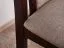 Sedia classica in legno di faggio | Finitura noce | Seduta imbottita schiuma T-25 | Schienale parzialmente imbottito | Stile senza tempo