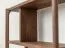 Mensola a muro | legno massiccio | mensola sospesa | 6 scomparti | rovere oliato | colore: Tabacco | 63 x 22 x 90 cm | Seille 11