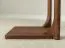 Comodino | tavolino | legno massiccio | rovere oliato | piccolo tavolino | colore: Tabacco | 38 x 32 x 60 cm | Seille 12