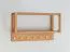 Appendiabiti | legno massiccio | rovere oliato | 7 ganci | con ripiano | colore: rovere | 63 x 22 x 36 cm | Seille 20